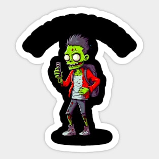 Zombie Smart Phone Deadication #3 Sticker